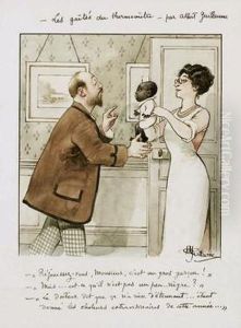 "les Gaites Du Thermometre". by Albert Guillaume