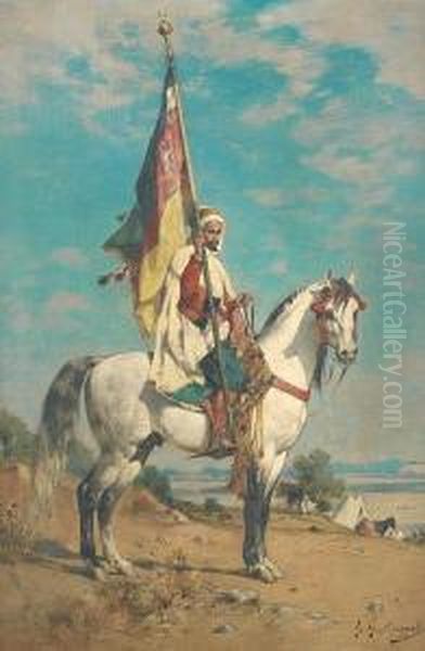 Man On Horseback - view 1