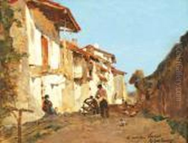 Cordeur A Fontarabi by Gustave Achille Guillaumet