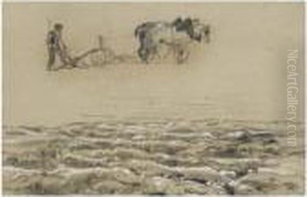 Scene De Labour;
Halte De Cavaliers;
Etudes De Femme Et De Bras - view 1