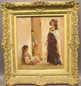 Etude De Femme De Biskra by Gustave Achille Guillaumet