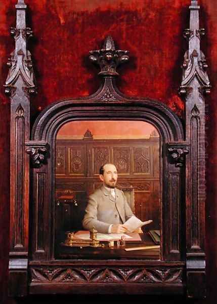Portrait of the Artist at his Writing Desk - view 1