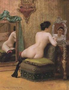 Femme au Boudoir by Georges Croegaert