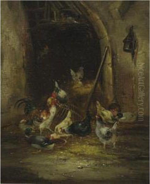 In The Poultry Yard: A Pair - view 1