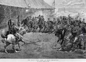 The Wild West Show at West Brompton, 1887 by John Charlton
