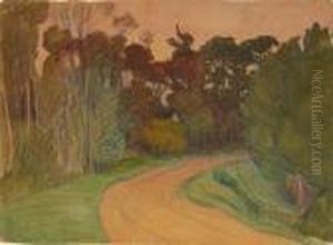Chemin Tournant Aux Arbres by Charles Victor Guilloux