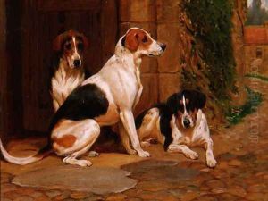 Foxhounds, 1902 by John Charlton