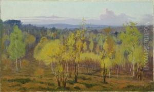 Foret De Montmorency Au Printemps, 1899 - view 1