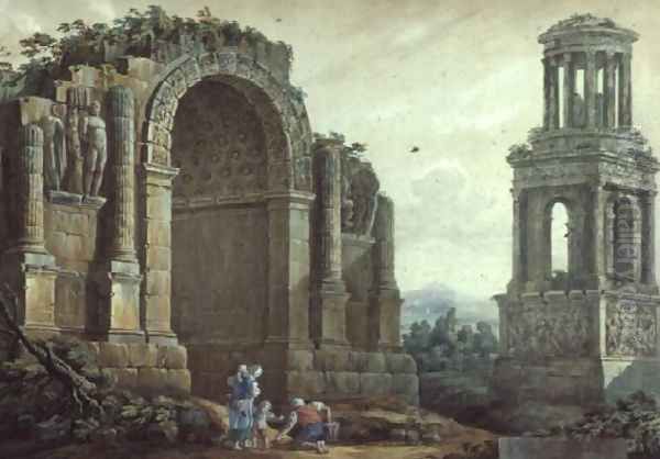 The Triumphal Arch at St.Remy - view 1