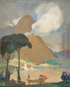 La Bahia De Rio De Janeiro by Lucien Victor Guirand De Scevola
