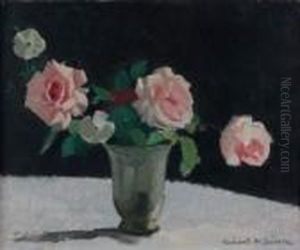 Bouquet De Roses by Lucien Victor Guirand De Scevola