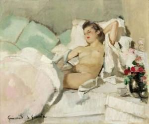 Nu Dans Un Interieur by Lucien Victor Guirand De Scevola