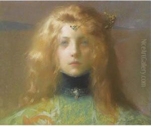 Jeune Fille De Face by Lucien Victor Guirand De Scevola