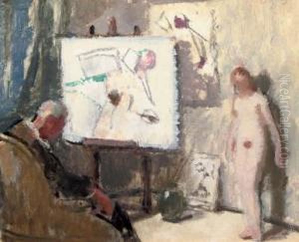 The Painter And His Model - view 1