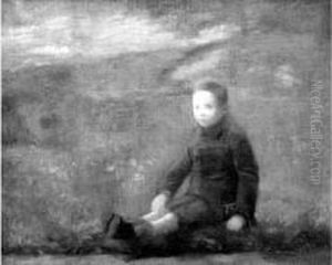 Jeune Garcon Dans La Campagne