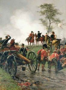 Wellington at Waterloo, 1886 by Ernest Crofts