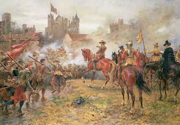 Cromwell at the Storming of Basing House, 1900 - view 1