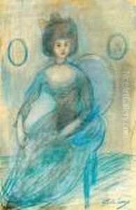 Young Girl, About 1910 thumbnail