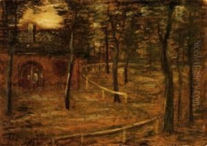 Park With A Lonely Cottage, 1908-1909