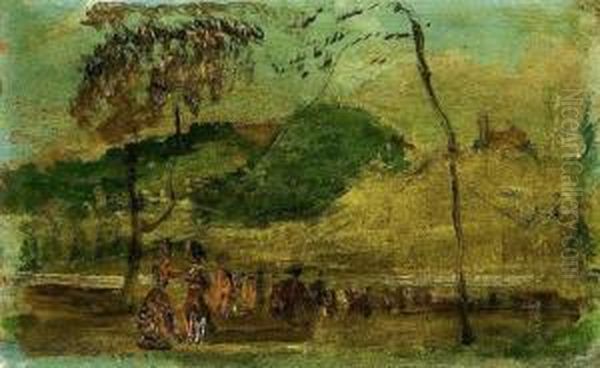 Walkers In The Park - view 1