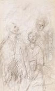 Family by Lajos Gulacsy