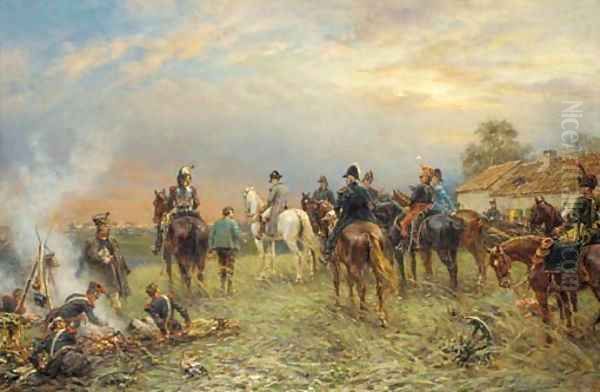 Near the Belle Alliance at dawn, June 18th, 1815 - view 1