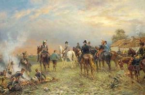 Near the Belle Alliance at dawn, June 18th, 1815