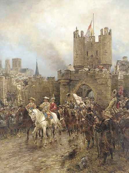 The surrender of the City of York to the Roundheads - view 1