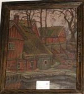Gummesson, Olja, Rostanga Molla, 48x40 by Per Gummeson