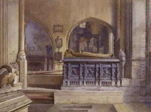 Lord and Lady Crosby's Monument, St. Helen's Church, Bishopsgate, 1883 by John Crowther