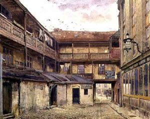 White Hart Inn, Southwark, 1879 by John Crowther