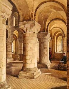 Interior View of St. John's Chapel, Tower of London, c.1810 by John Crowther