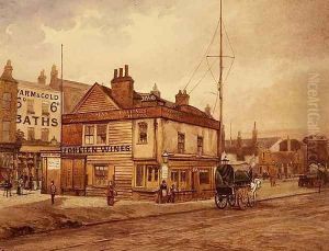 Vine Tavern, Mile End Road by John Crowther