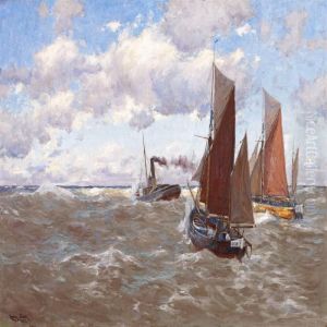 Seascape by Erwin Carl Wilhelm Gunther