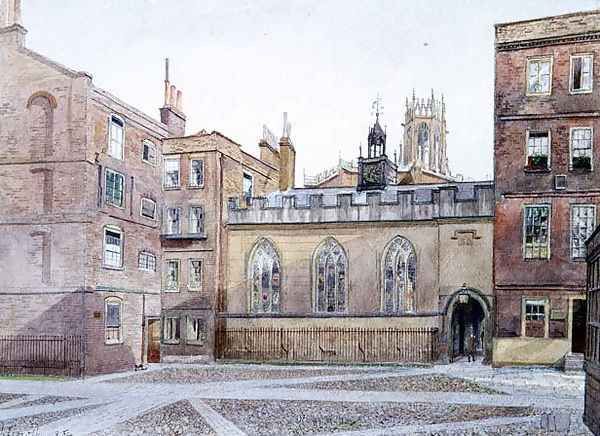 Clifford's Inn: and Hall, August 1884 - view 1