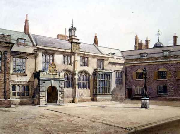 Charterhouse: The Sutton's Pensioner's Hall, May 1885 - view 1