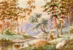 Pejzaz Lesny (1882) by Jozef Guranowski