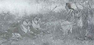 Calming the Savage Beasts by Frederick Stuart Church