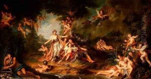 Armide Wishing to Hit Renaud, 1741 by Charles-Antoine Coypel