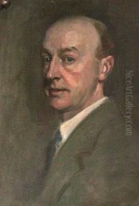Half Length Portrait Study Of Archibald Studdart Walker