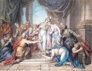 Joseph recognised by his Brethren by Charles-Antoine Coypel