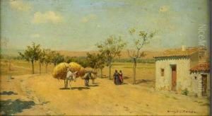 Vista De Rua De Aldeia by Ernesto Gutierrez Hernandez