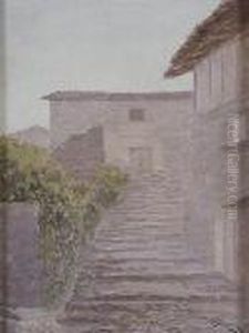 Calle De Pueblo by Ernesto Gutierrez Hernandez