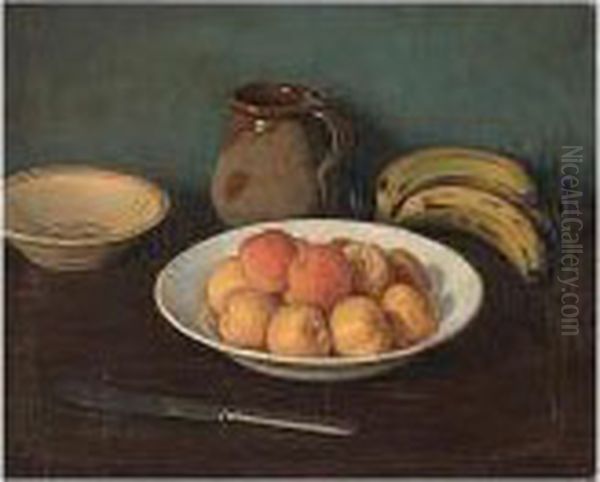 Bodegon De Platanos Y Melocotones (still Life With Bananas And Peaches) - view 1