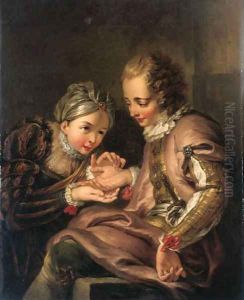 The Fortune Teller by Charles-Antoine Coypel