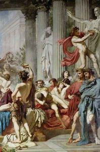 The Romans of the Decadence (detail 4) 1847 by Thomas Couture