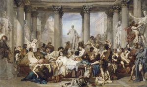 The Romans of the Decadence, 1847 by Thomas Couture
