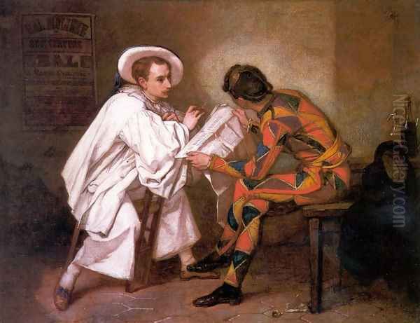 Pierrot the Politician (or Harlequin and Pierrot) - view 1