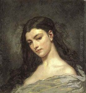 Female Head by Thomas Couture