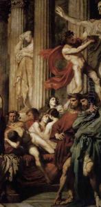 The Romans of the Decadence (detail 2) 1847 by Thomas Couture